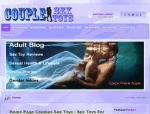 Tablet Screenshot of couples-sex.toys